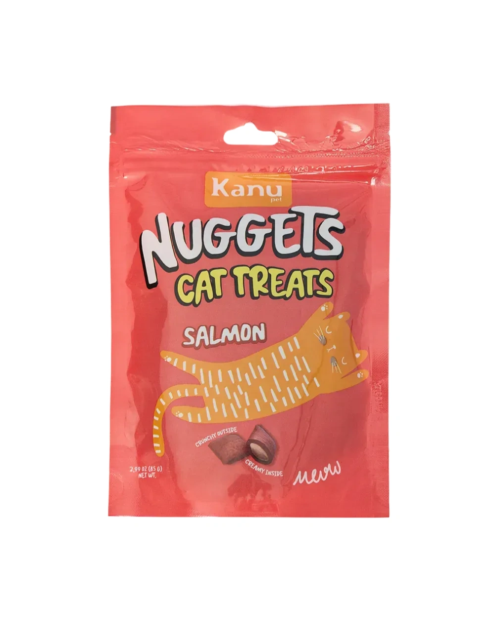 Snacks de salmón para gato