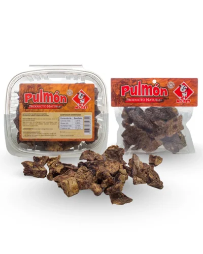 pulmon de res deshidratado para perro