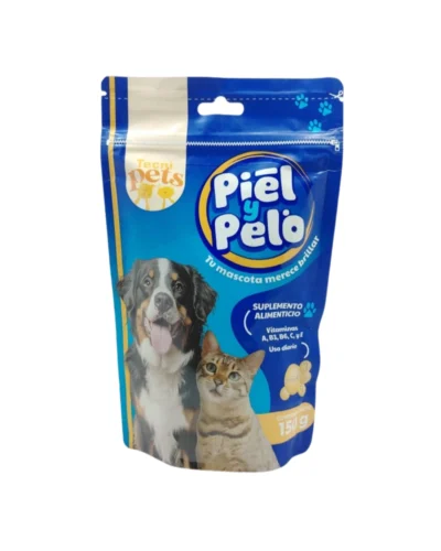 suplemento alimenticio para perros y gatos piel y pelo