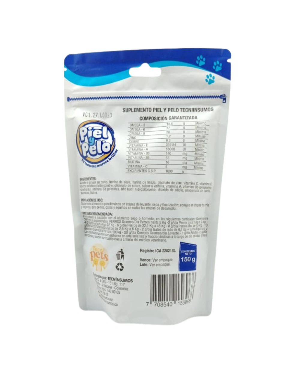 Suplemento nutricional para perros y gatos - Piel y Pelo - Imagen 2