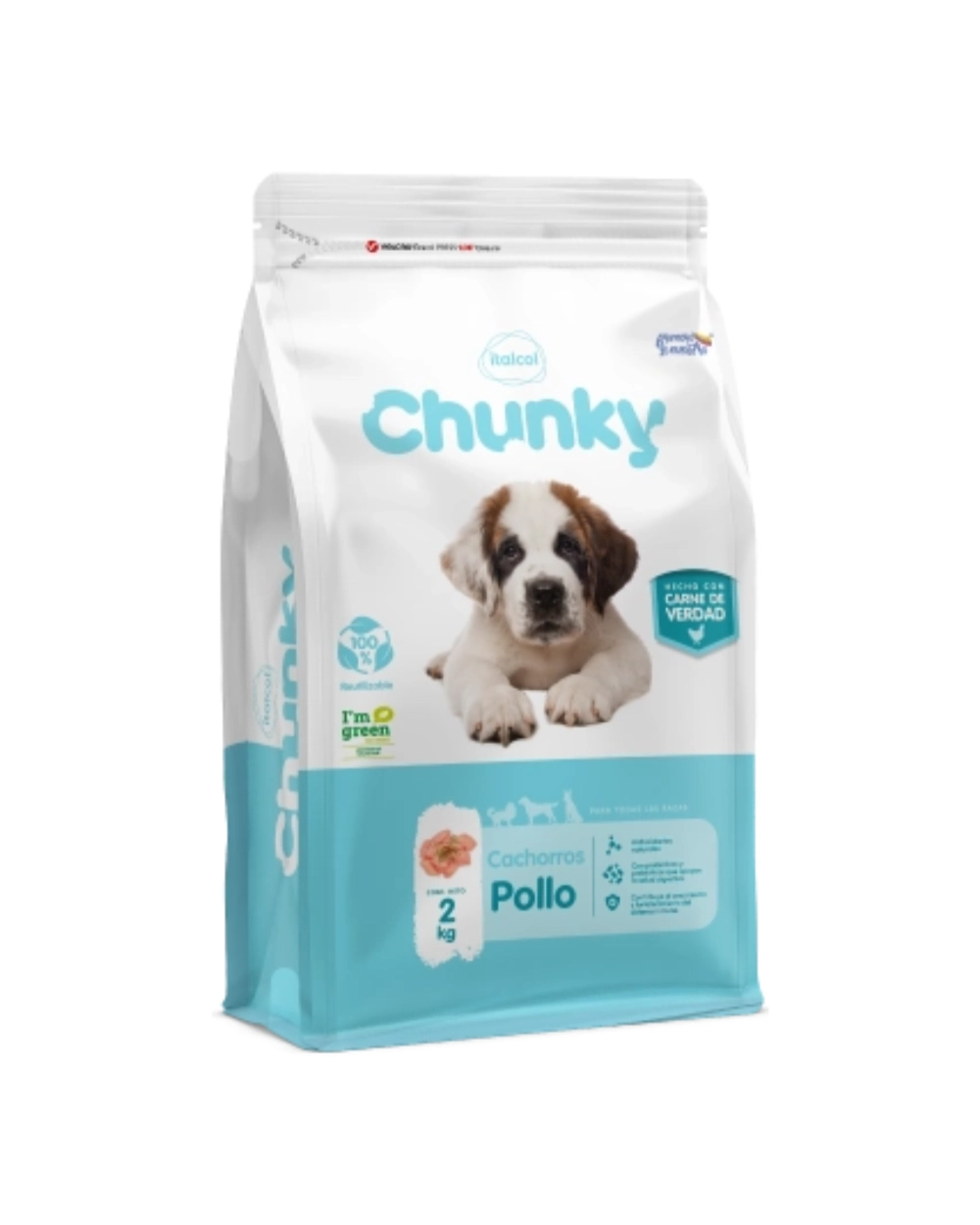 chunky cachorro pollo