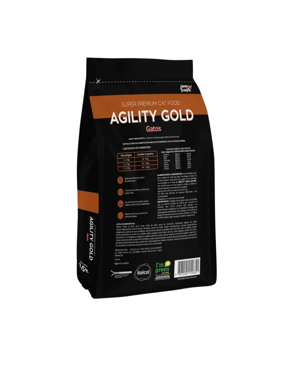 agility gatos 3kg