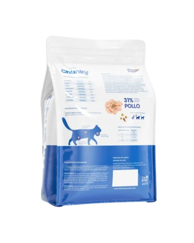 chunky gatos adultos pollo