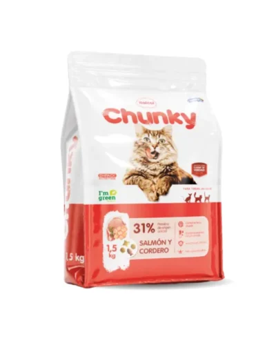 chunky gatos salmon cordero