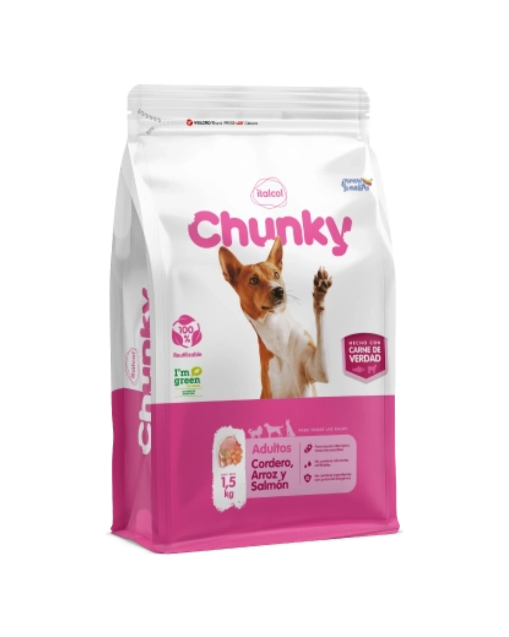 chunky cordero arroz y salmon