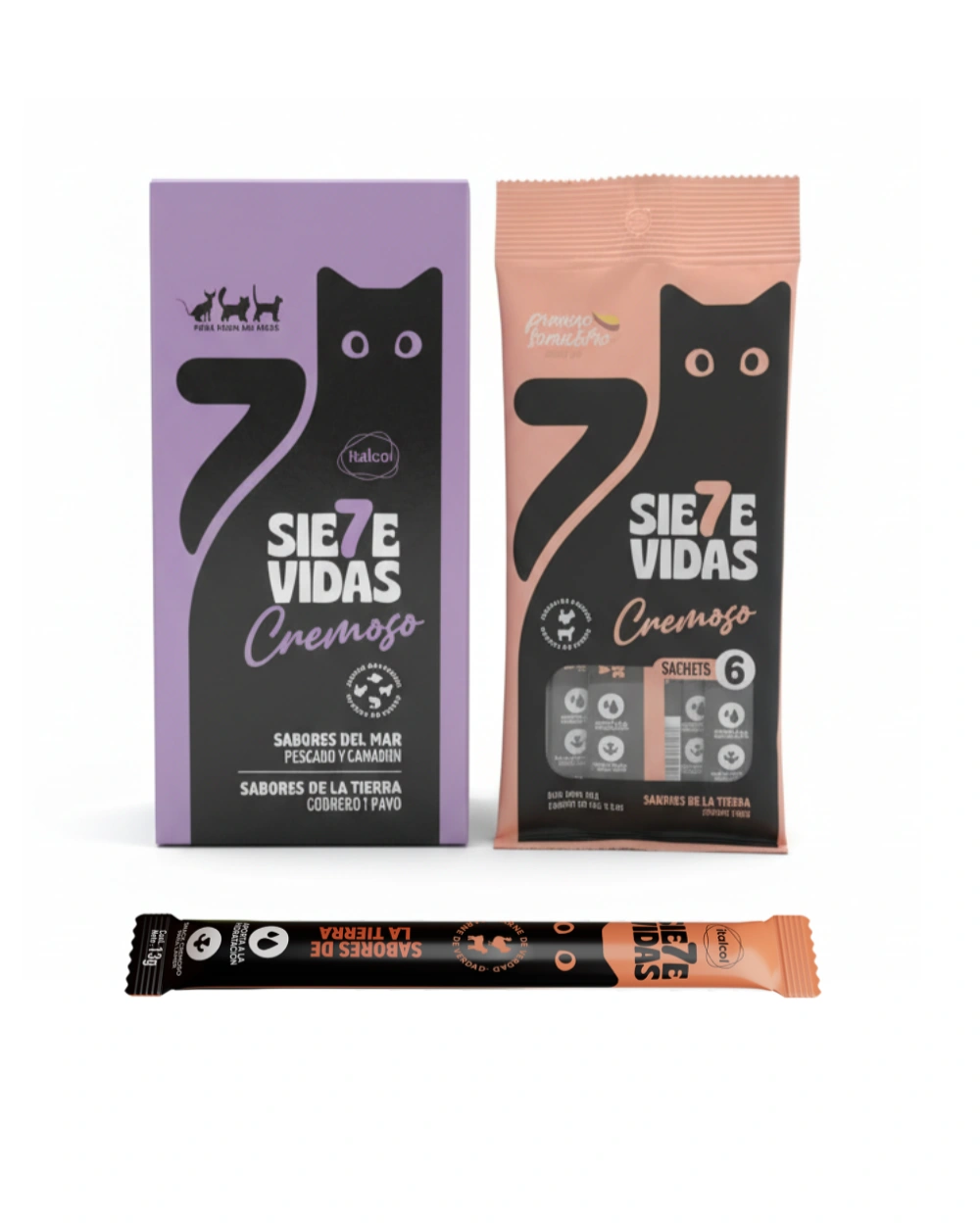 snack cremoso gatos