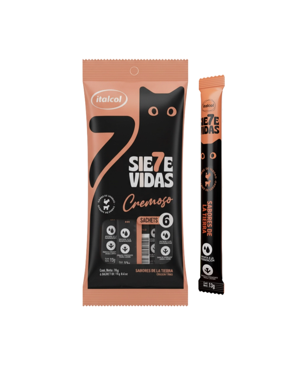 snack cremoso gatos