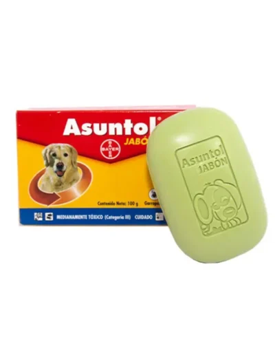 jabon para perro asuntol