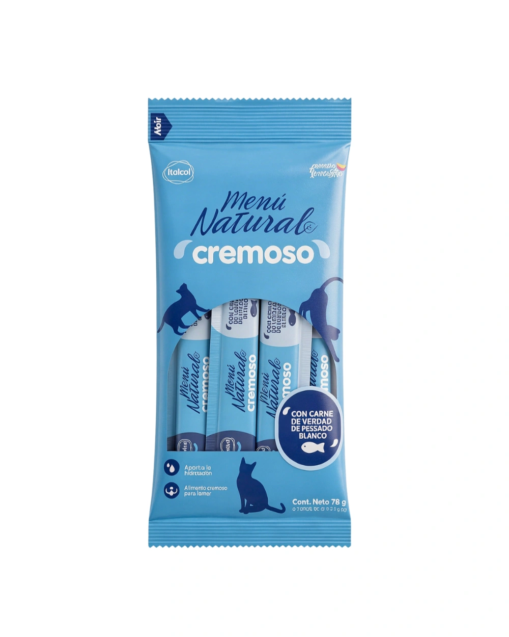 alimento cremoso para gato