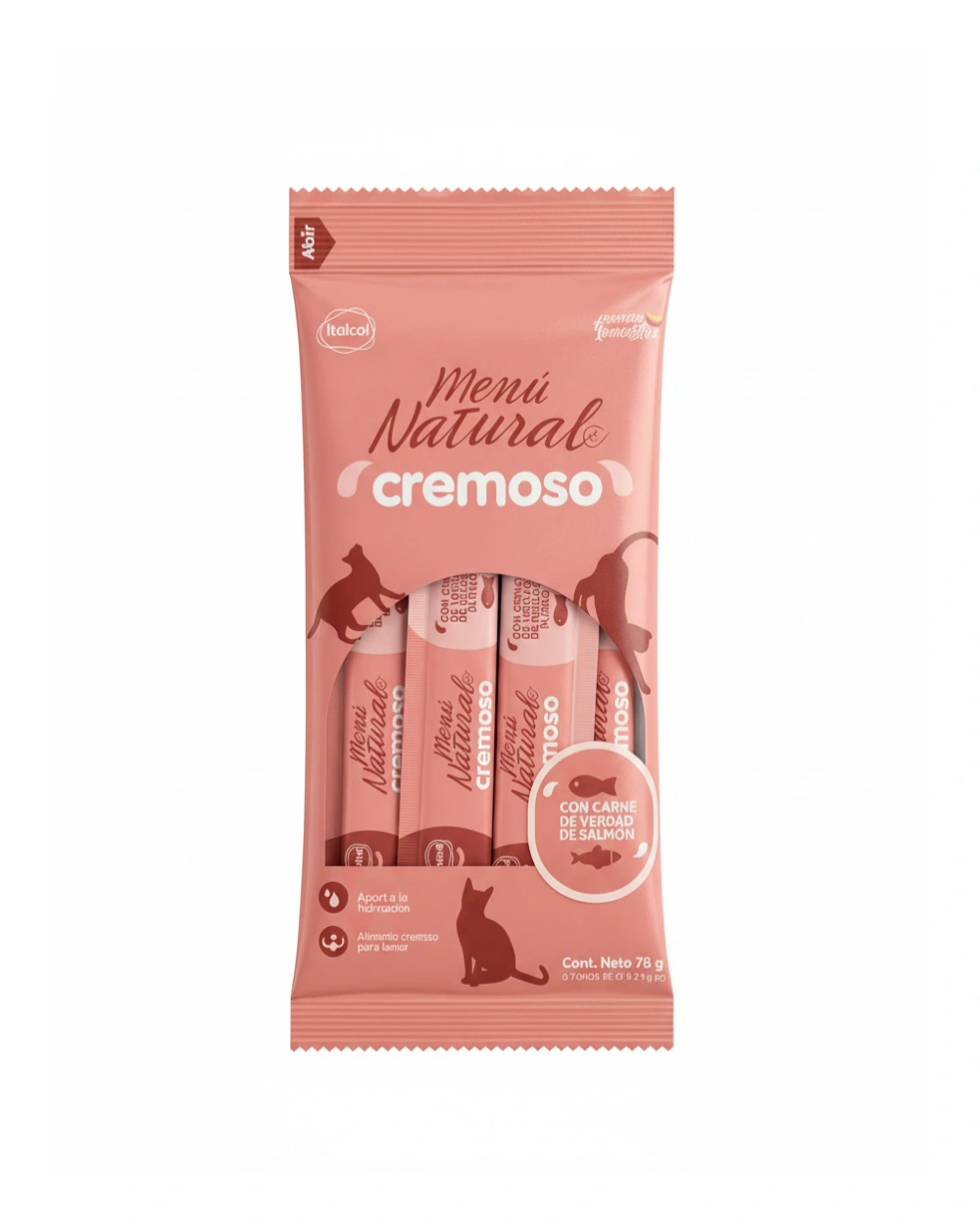 alimento cremoso para gato