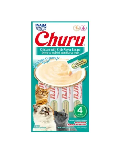 churu de pollo con congrejo