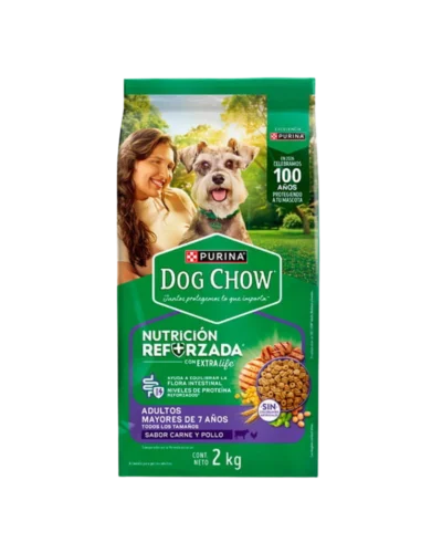 dog chow longevidad 2kg