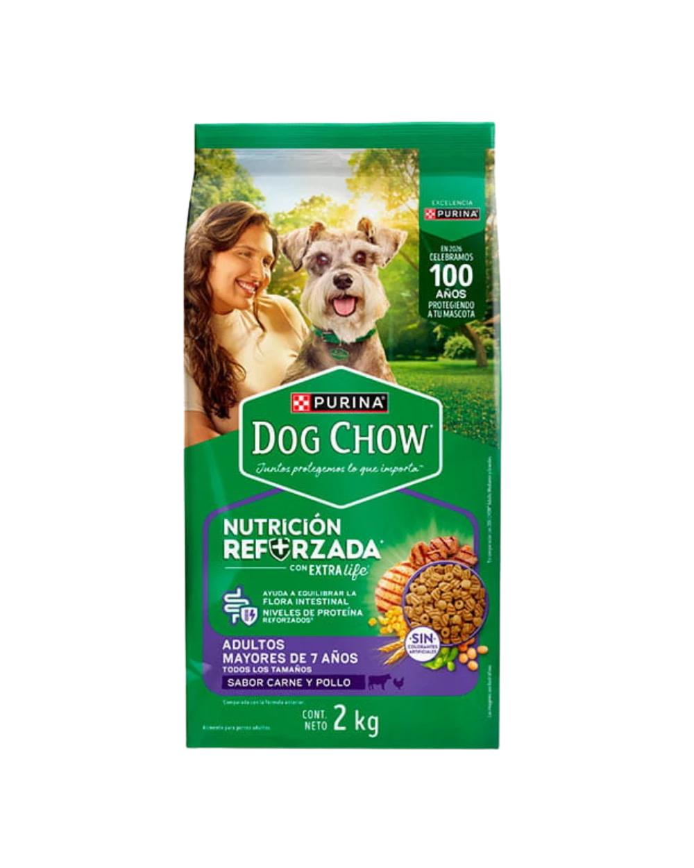 dog chow longevidad 2kg